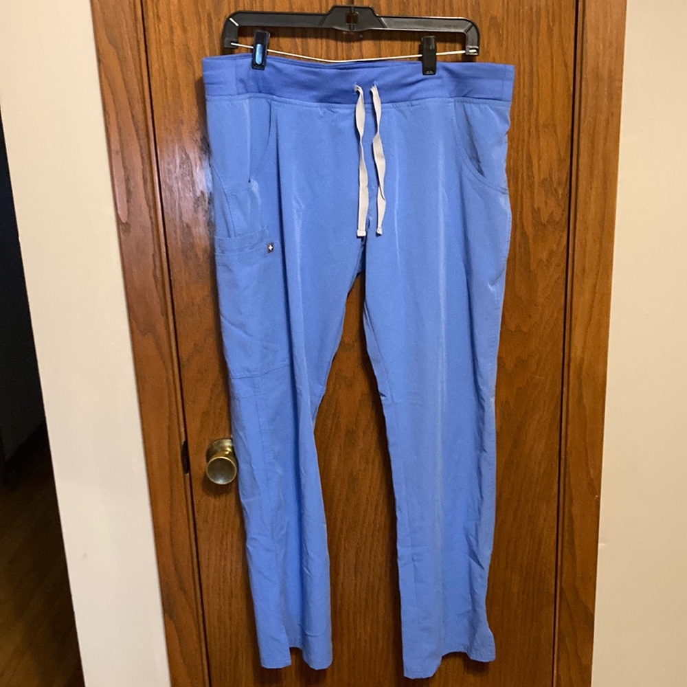 Figs scrub pants - ciel blue